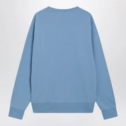 Polo Ralph Lauren Light blue cotton crew-neck sweatshirt