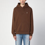 Sudadera con capucha de algodón marrón de Polo Ralph Lauren