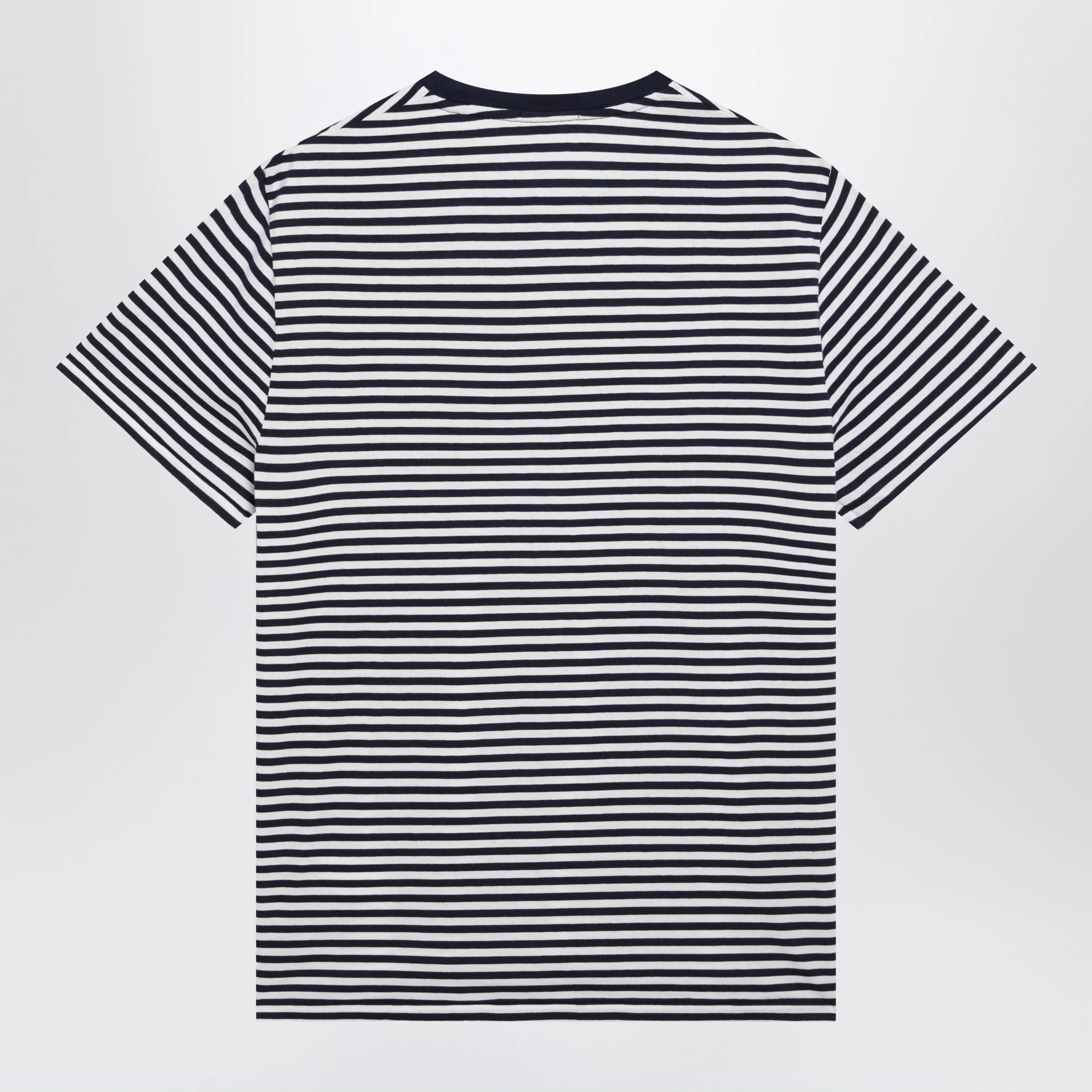 Polo Ralph Lauren White/Navy striped Custom Slim-Fit T-shirt