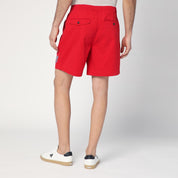 Polo Ralph Lauren Red bermuda shorts in stretch cotton
