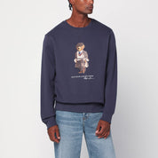 Polo Ralph Lauren Blue faded Polo Bear sweatshirt