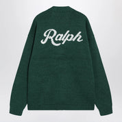 Polo Ralph Lauren Forest green cardigan with Ralph logo