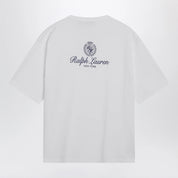 Polo Ralph Lauren White Relaxed-Fit T-Shirt With Logo Prints