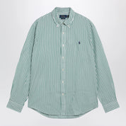 Polo Ralph Lauren White/green striped Custom-Fit shirt