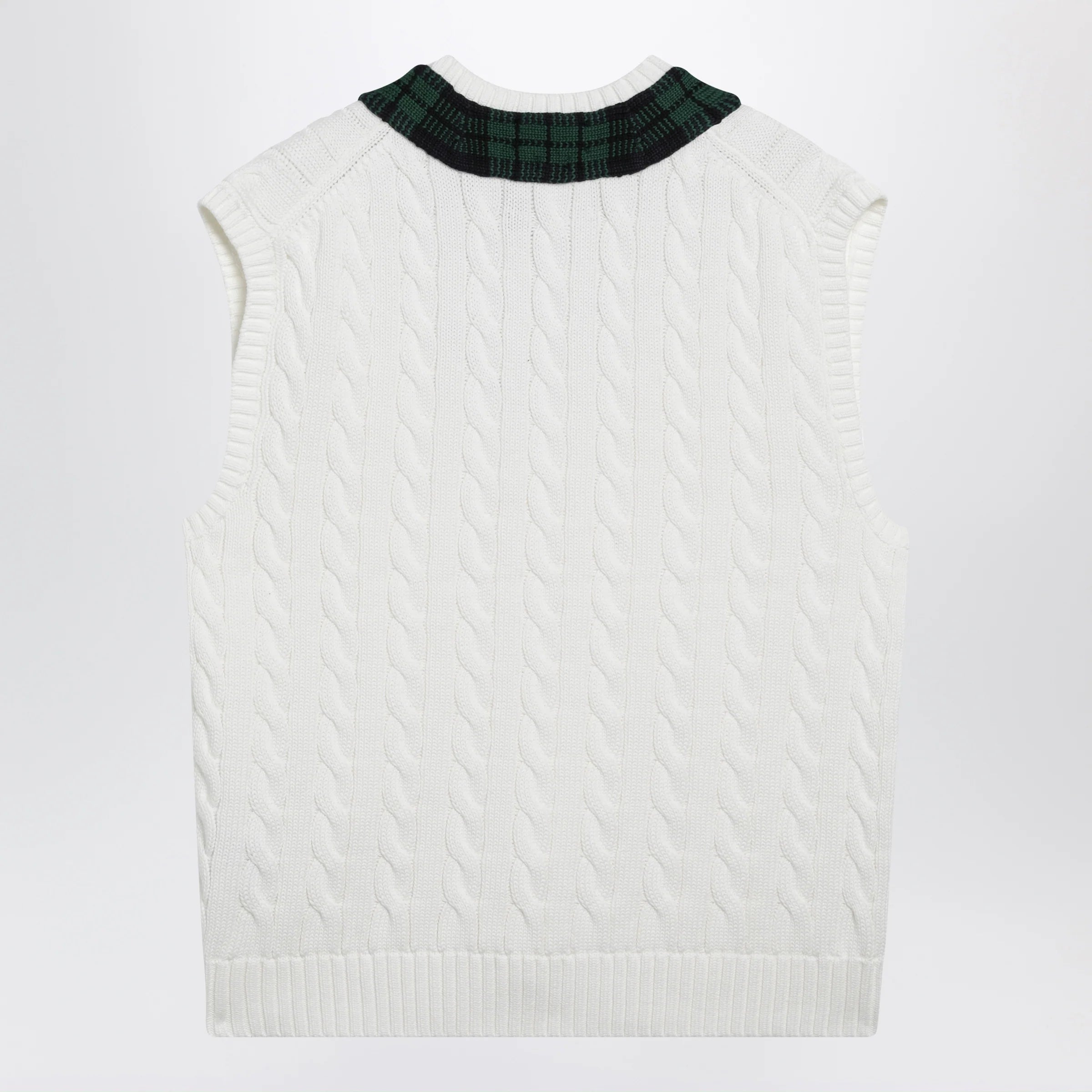 Polo Ralph Lauren Cream cable-knit Relaxed-Fit vest