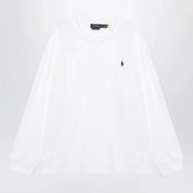 Polo Ralph Lauren White cotton Relaxed-Fit crewneck sweatshirt