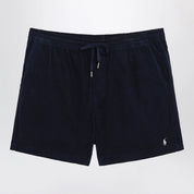 Polo Ralph Lauren Navy ribbed Classic-Fit shorts