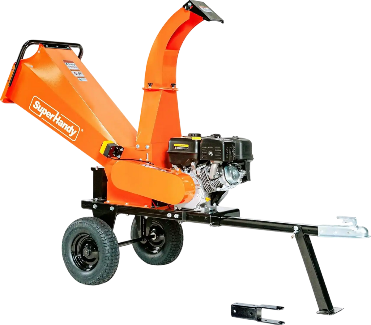 Super Handy GUO140 Towable Wood Chipper 5" Chipping Capacity 15 HP Gas Electric Start New - GUO140