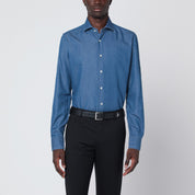 Chemise en jean bleu XACUS en coton