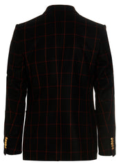 Gucci Double-breasted Check Blazer