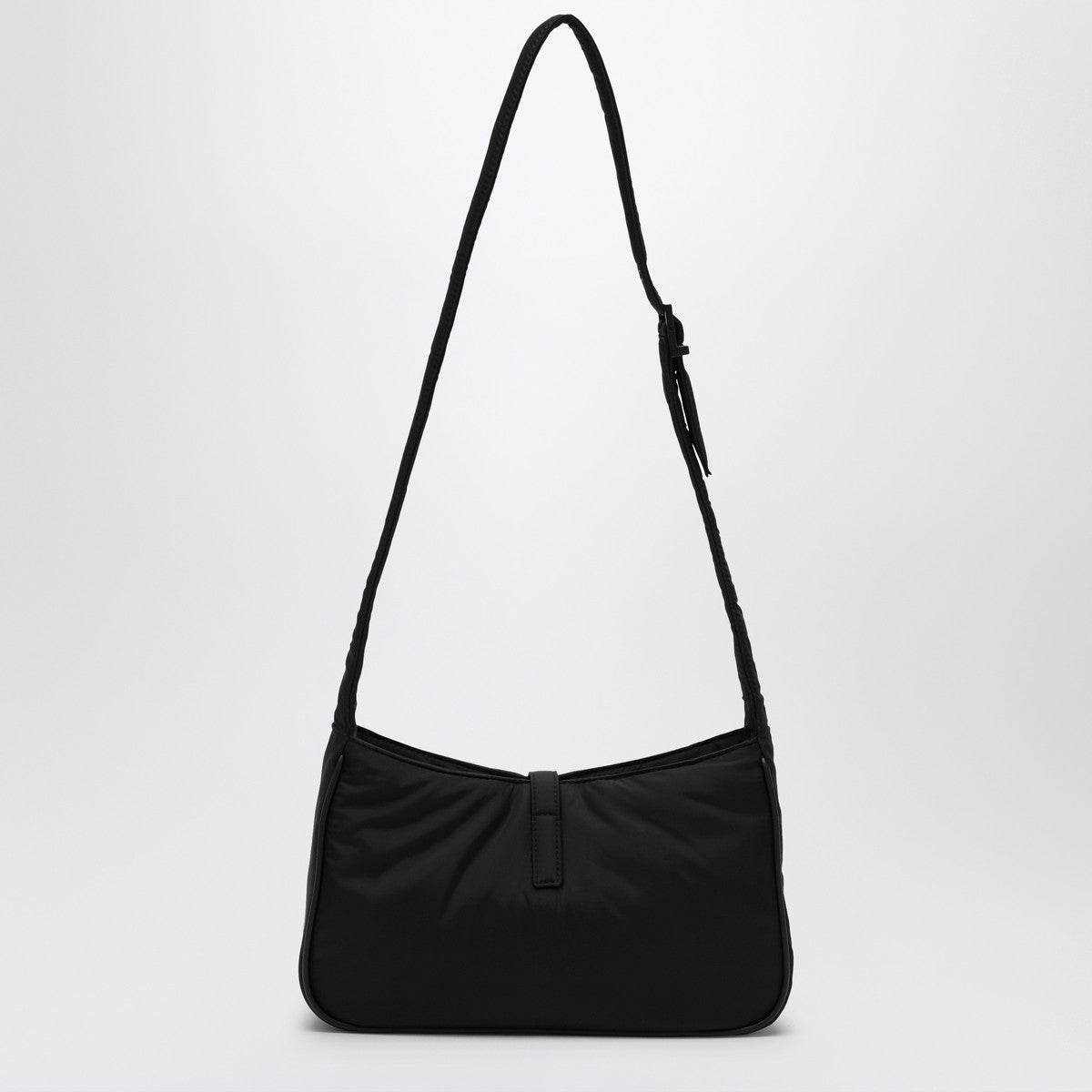 Saint Laurent Le 5 A 7 black shoulder bag in recycled nylon