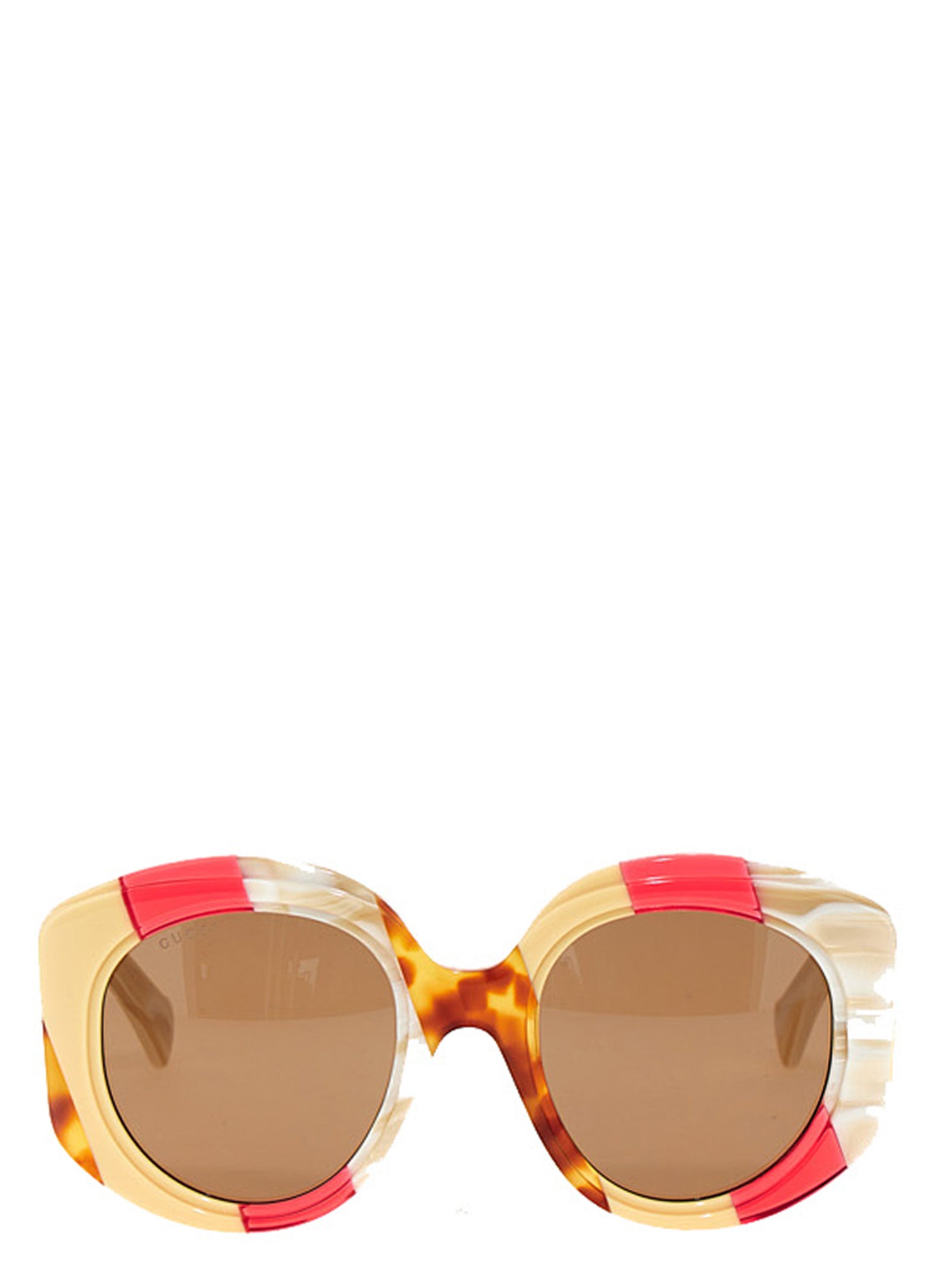 Gucci Tricolor Sunglasses for Women — Oversized Style