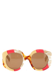Gucci Tricolor Sunglasses for Women — Oversized Style