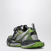 Baskets Balenciaga 3XL en mesh et polyuréthane blanc, gris et vert