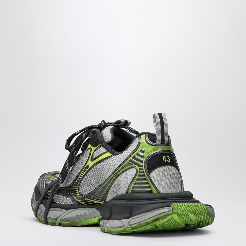 Baskets Balenciaga 3XL en mesh et polyuréthane blanc, gris et vert