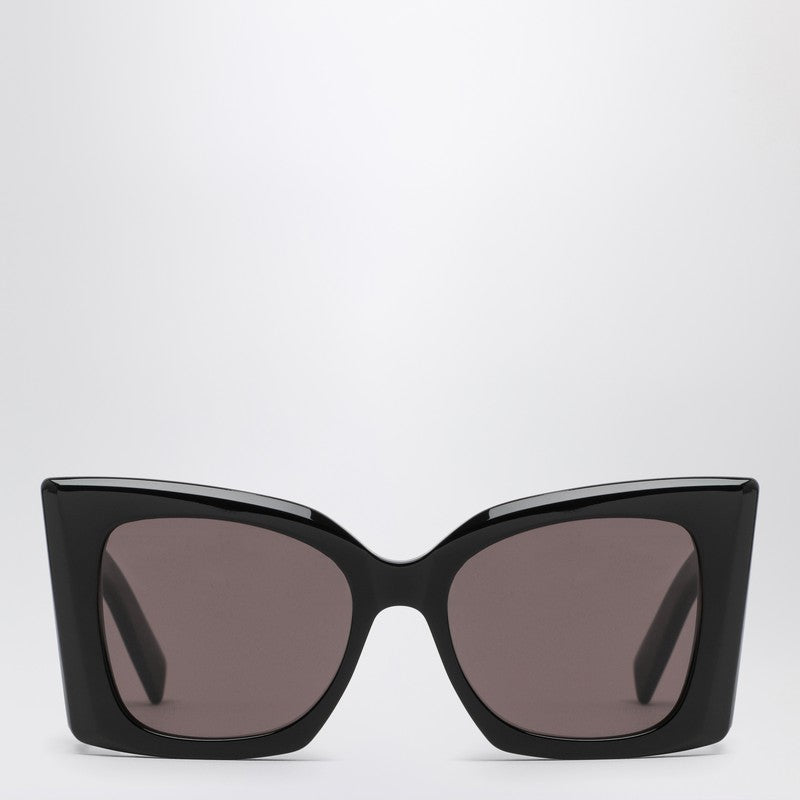Lunettes de soleil oversize noires Saint Laurent SL M119 Blaze
