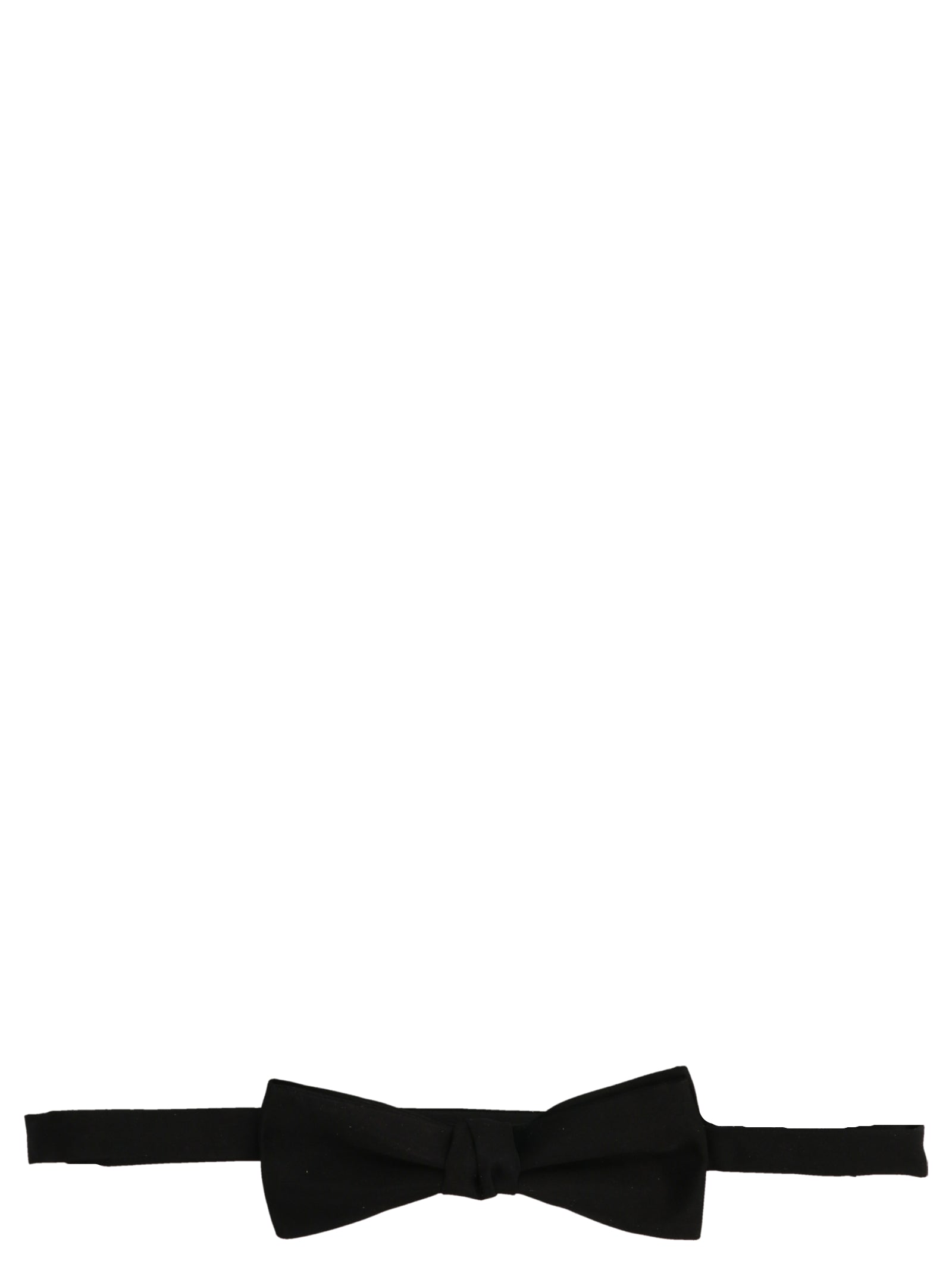 Saint Laurent Yves Silk Bow Tie — Black, Men's Formal
