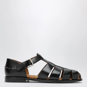 Sebago Gurkha Tale black leather sandals