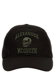 Alexander McQueen Varsity Skull Cap - Black, Men