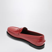 Red Sebago Classic Dan Loafer — Leather Moccasin Comfort