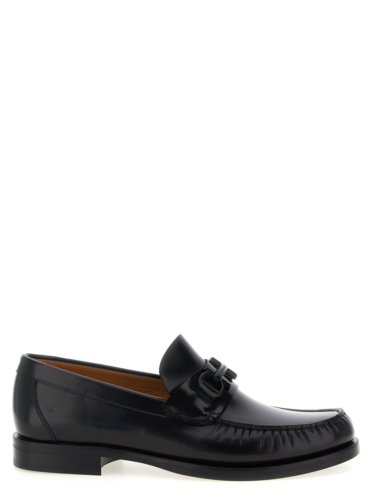 Ferragamo Fort Loafers — Men’s Moccasins, Black | Aumifour