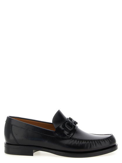 Ferragamo Fort Loafers — Men’s Moccasins, Black | Aumifour