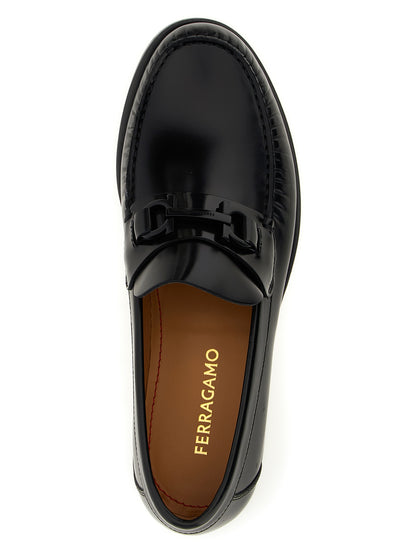 Ferragamo Fort Loafers — Men’s Moccasins, Black | Aumifour