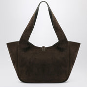 Sac Saint Laurent Le 5 À 7 Bea en daim vert mousse