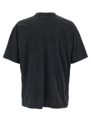 Balenciaga Logo Print T-shirt for Men — Black, True Fit