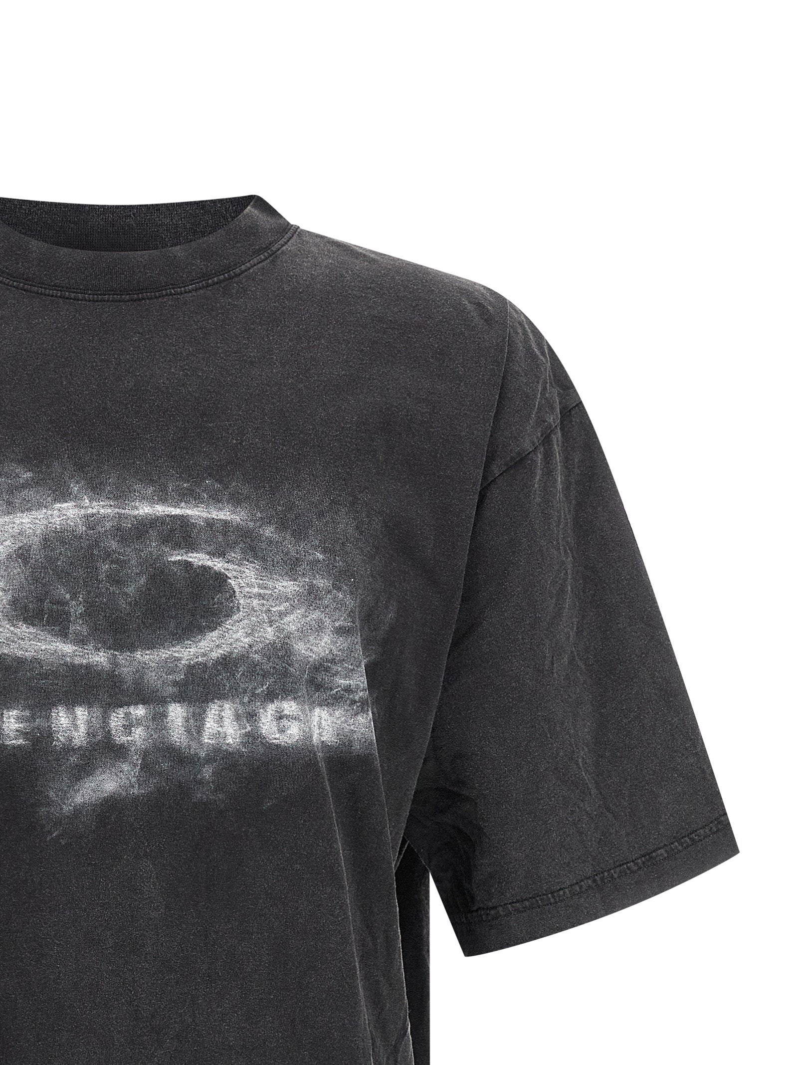 Balenciaga Washed Crayon Loop T-shirt