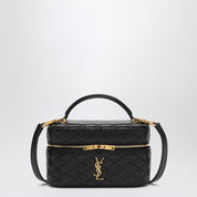 Bolso Vanity Gaby Cassandre de Saint Laurent en piel de becerro negra