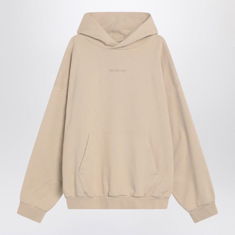 Sweat Balenciaga Beige New Back en coton