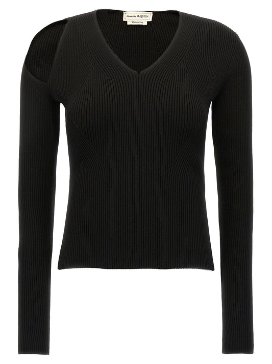 Alexander McQueen Cut-out Sweater — Knitwear for Women