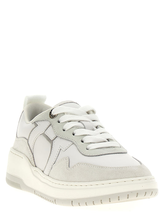 Ferragamo Dania Sneakers for Women — White Leather