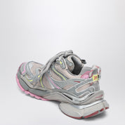 Baskets Balenciaga Runner 2.0 gris/jaune/rose en mesh et nylon