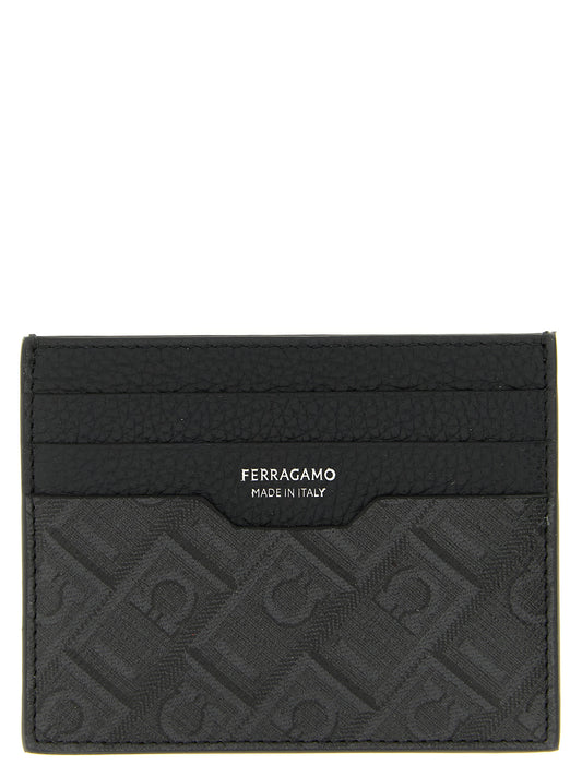 Ferragamo Monogram Card Holder — Small Leather Goods