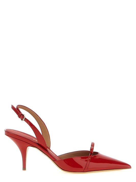 Ferragamo Gylla Slingback Pumps — Red Patent Heels