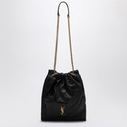 Bolso Saint Laurent Jamie 4.3 Pochon de piel de cordero negra