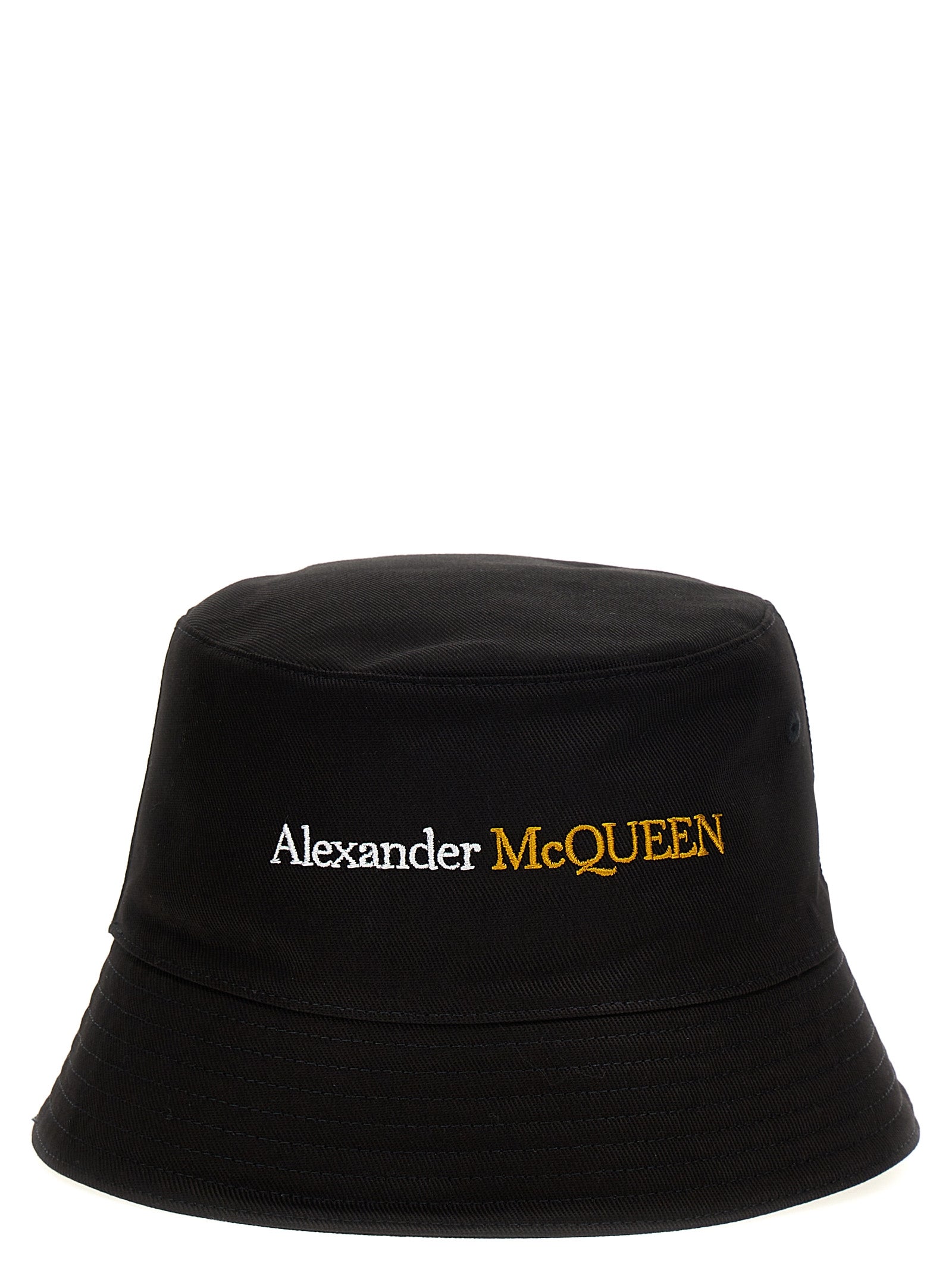 Alexander McQueen Mcqueen Logo Bucket Hat — Black