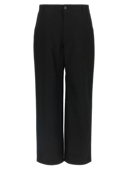 Gucci Nastro Web Twill Trousers — Men’s Black Trousers
