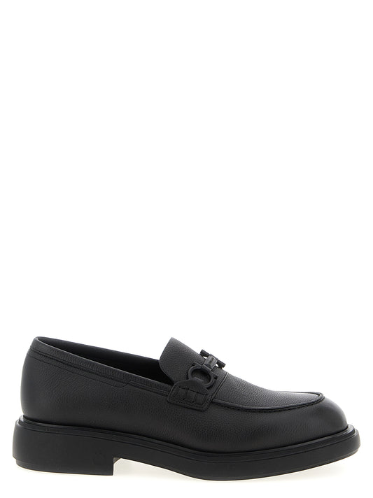 Ferragamo Arden Loafers - Men's Black Moccasins