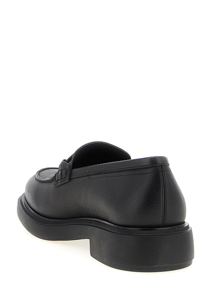 Ferragamo Arden Loafers - Men's Black Moccasins