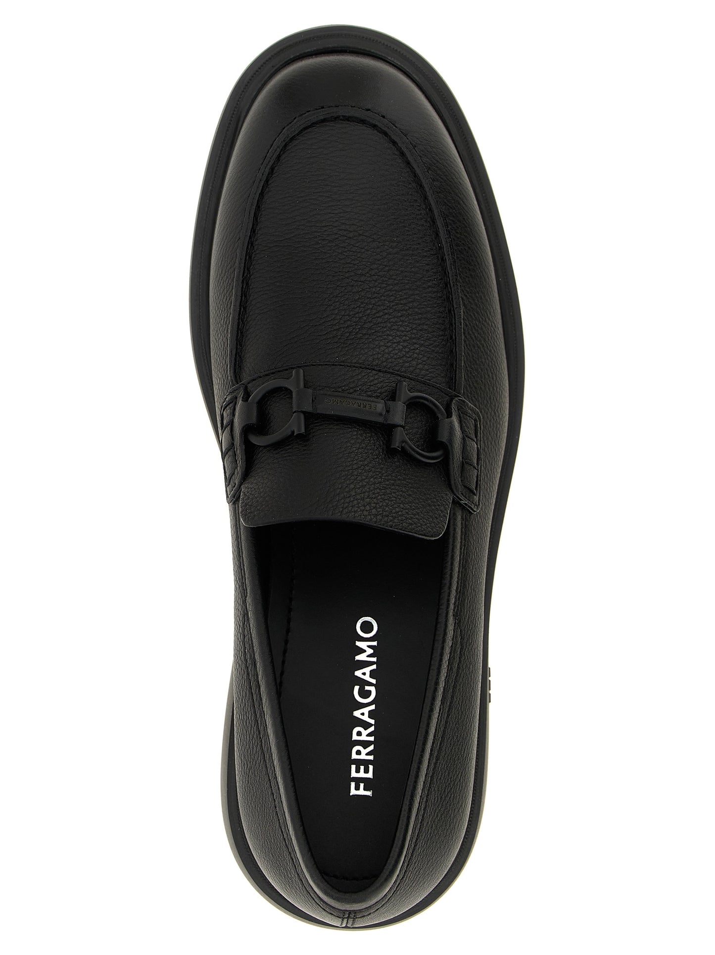 Ferragamo Arden Loafers - Men's Black Moccasins