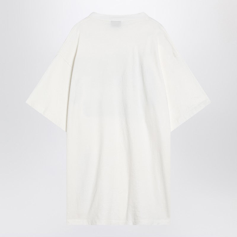 Balenciaga T-shirt over Champs-Elysées in white cotton