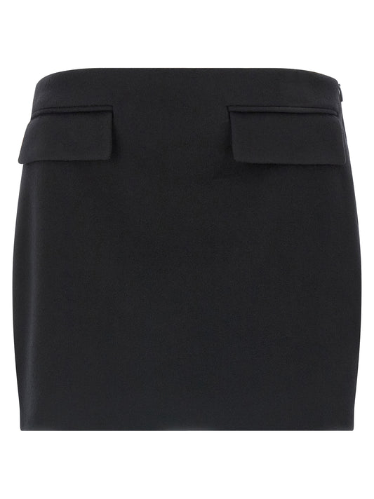 Ferragamo Cashmere Wool Skirt – Mini Skirt for Women