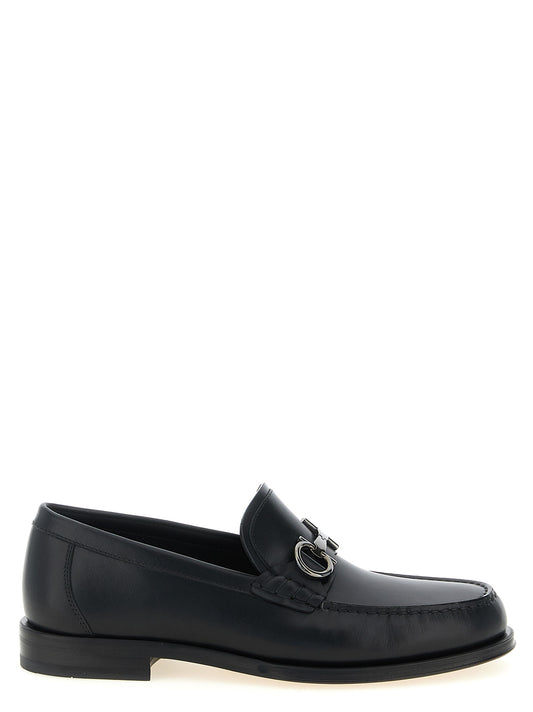 Ferragamo Teatro Loafers — Men’s Moccasins, Black