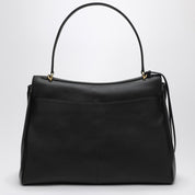 Grand sac Rodeo Balenciaga en cuir de veau lisse noir