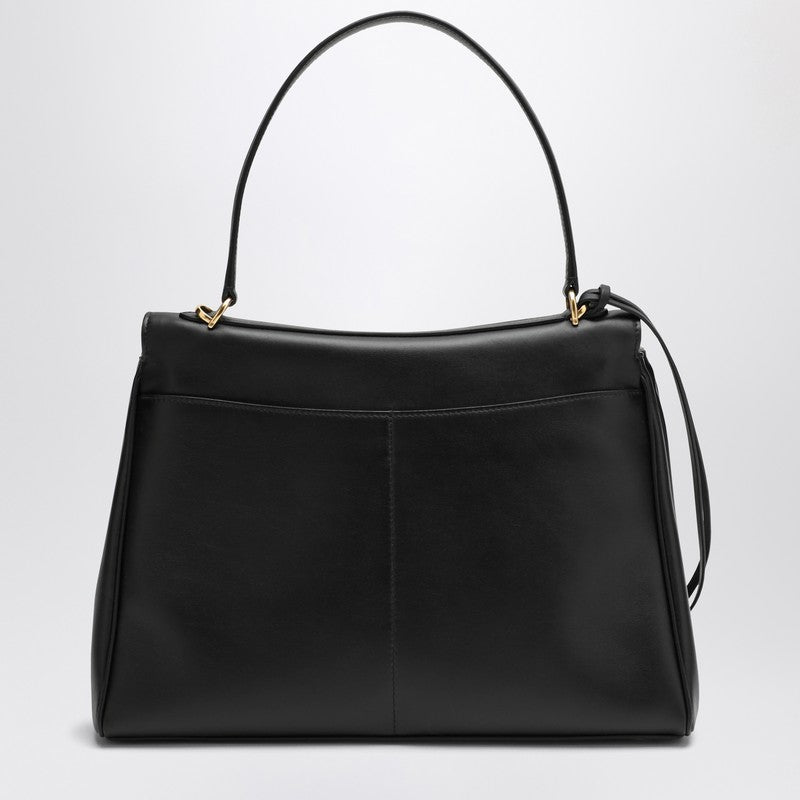 Sac Rodeo moyen en cuir de veau lisse noir Balenciaga