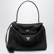 Sac Rodeo Balenciaga Medium noir en cuir de veau martelé