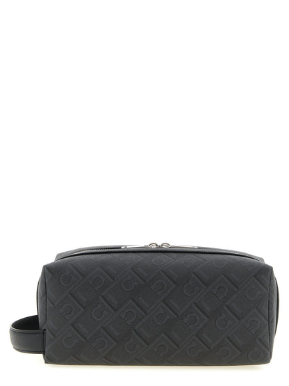 Ferragamo Beauty Dopp Kit — Men's Luxury Travel Case